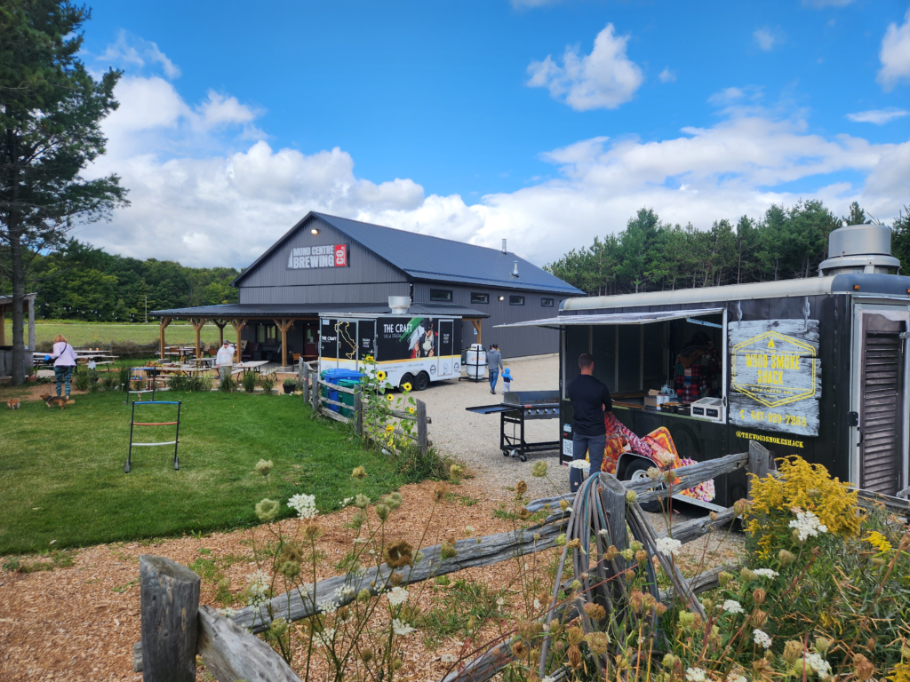 The Wood Smoke Shack Food Trailer at Mono Cliffs Brewery